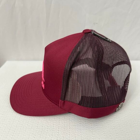 G Fore Snapback Hat Los Angeles California Maroon Pink - Picture 4 of 10